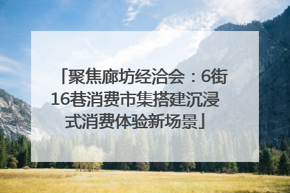 聚焦廊坊经洽会：6街16巷消费市集搭建沉浸式消费体验新场景